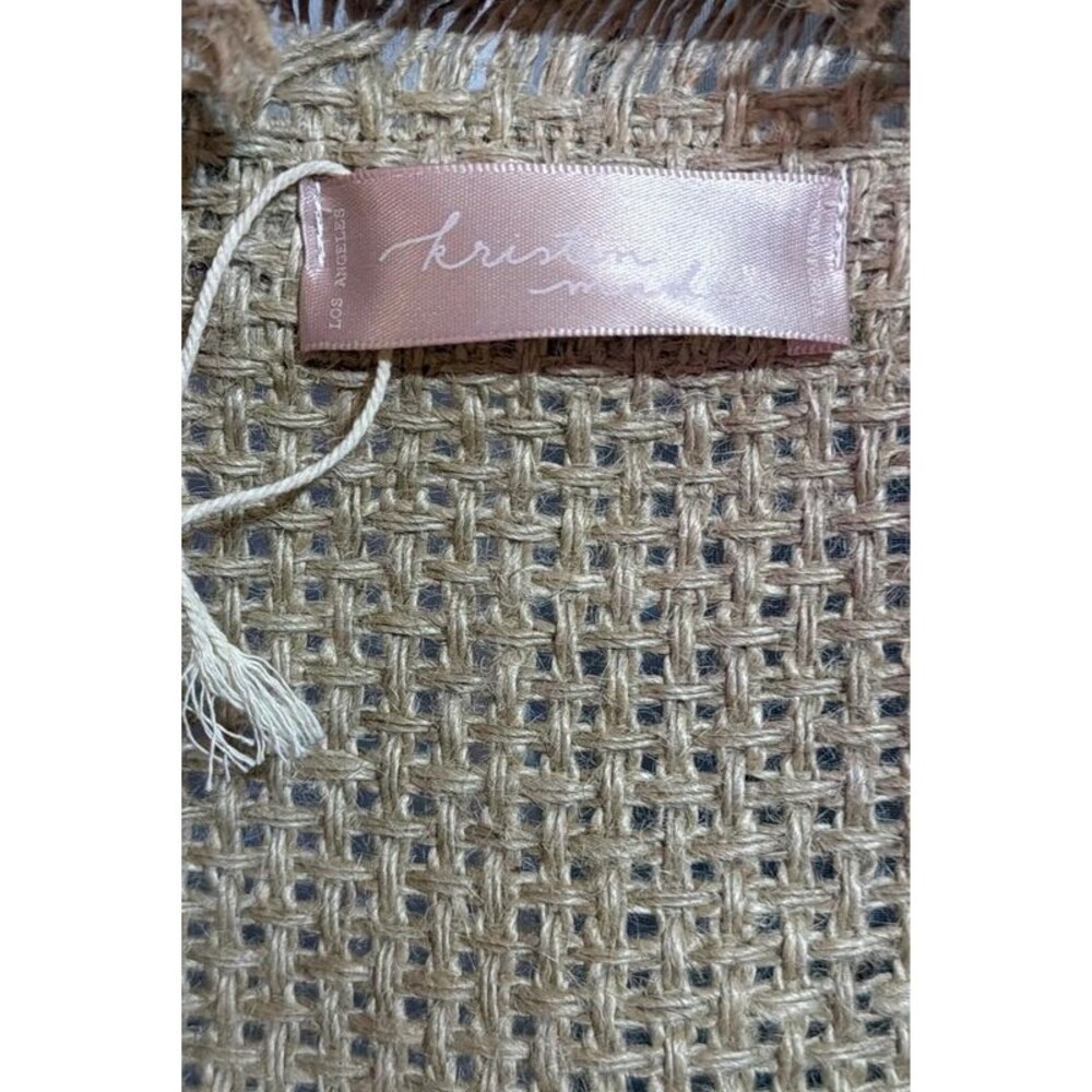Kristin Made, Anthropologie Raffia & Bamboo bag - Picture 4 of 5